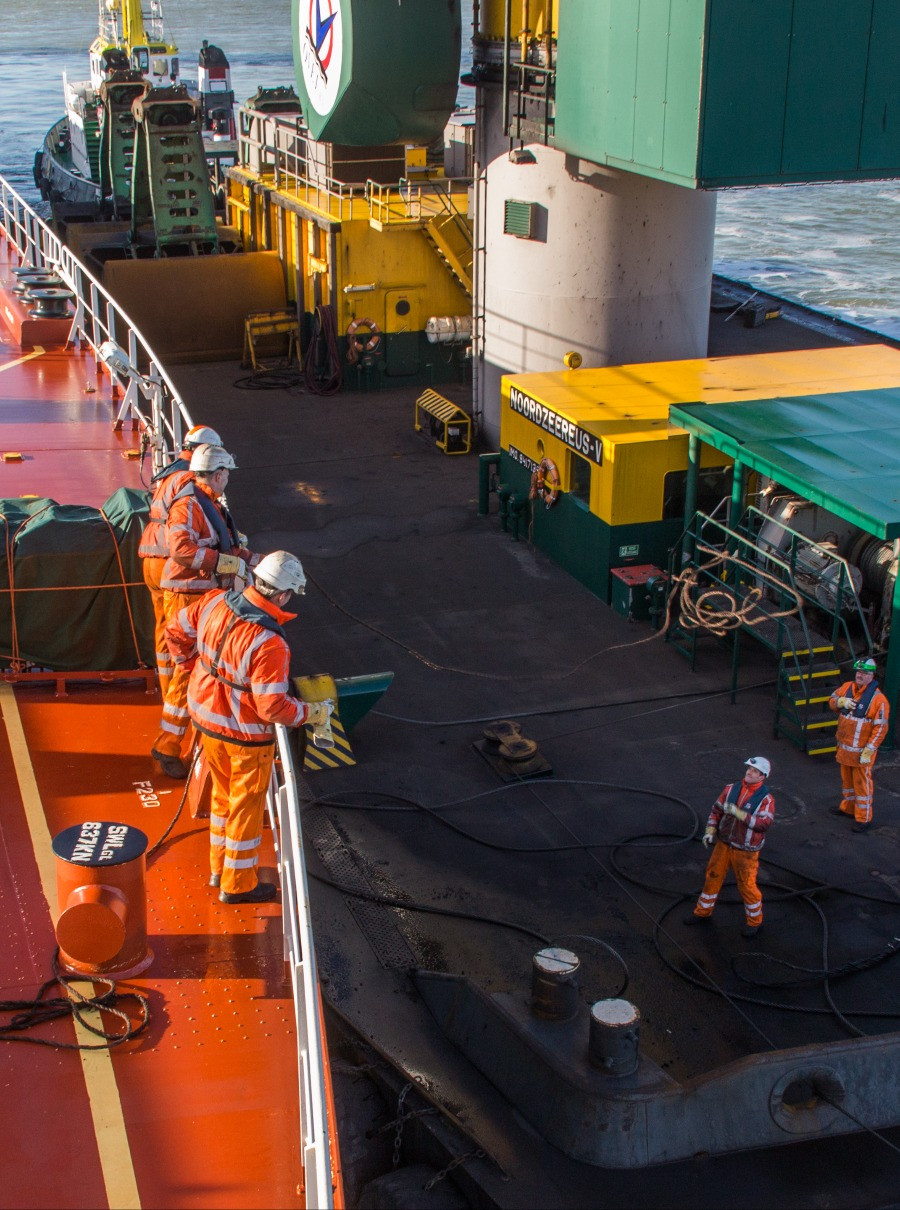 Bemanning op een schip